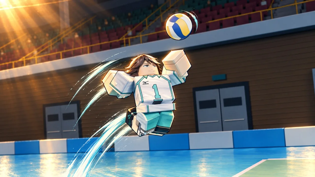 Courtside Volleyball artwork